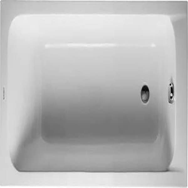 Duravit D-Code 59" x 29 1/2" Soaking Bathtub, 59" L, 29" W